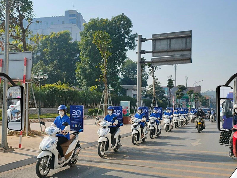 Dự Án Quảng Cáo LED + Roadshow Ngân Hàng Bản Việt 20 chien dich led cho ngan hang ban viet 4