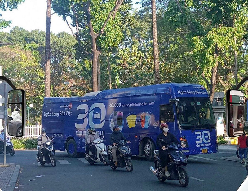 Dự Án Quảng Cáo LED + Roadshow Ngân Hàng Bản Việt 19 chien dich led cho ngan hang ban viet 5