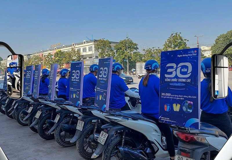 Dự Án Quảng Cáo LED + Roadshow Ngân Hàng Bản Việt 21 chien dich led cho ngan hang ban viet 6