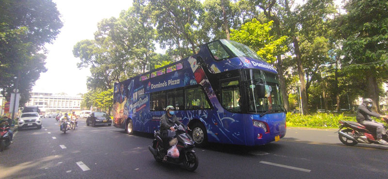 Quảng cáo trên xe bus 1 quang cao tren xe bus phoenix media group