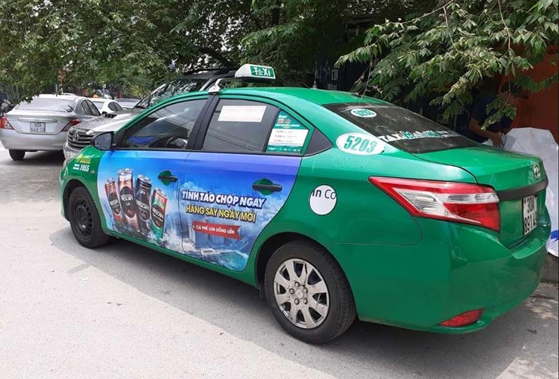 quảng cáo chạy taxi quảng cáo chạy taxi