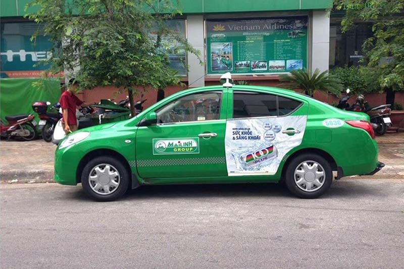 Quảng cáo trên xe taxi (Taxi Advertising) Quảng cáo trên xe taxi (Taxi Advertising)