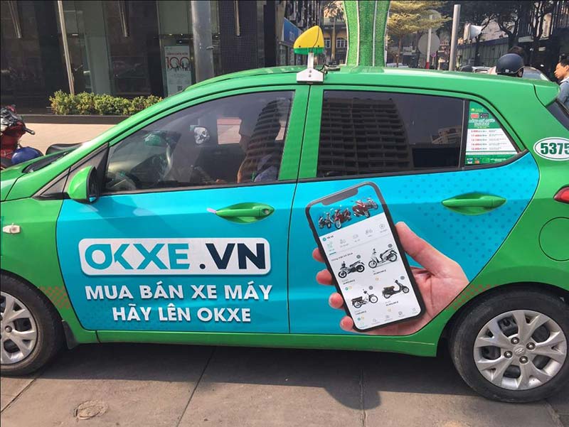 Quảng cáo taxi advertising Quảng cáo taxi advertising