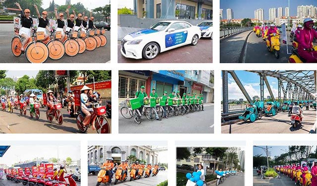 quảng cáo chạy Roadshow quảng cáo chạy Roadshow