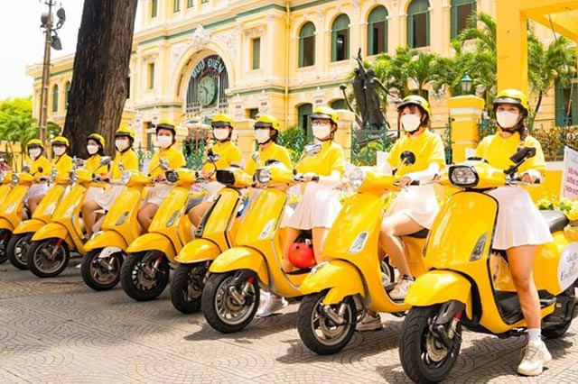 Roadshow Vespa 6 cong ty to chuc chay roadshow vespa phoenix media group