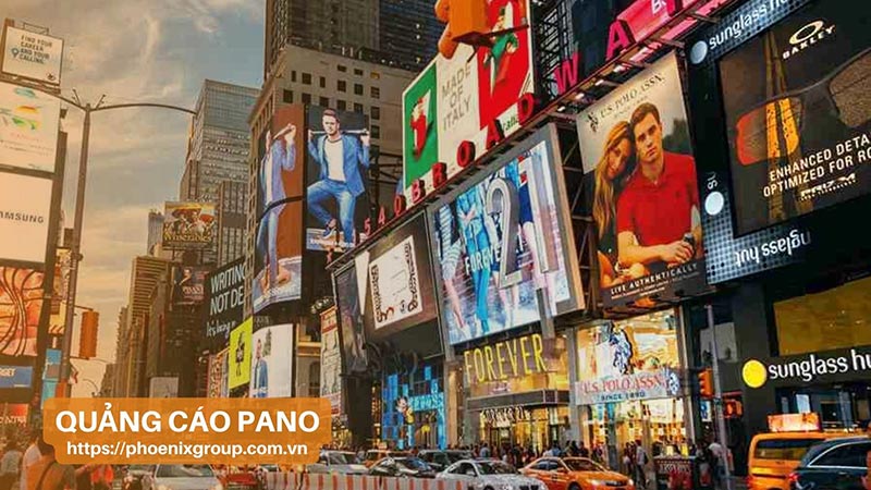 Quảng cáo Pano 5 biển quảng cáo pano