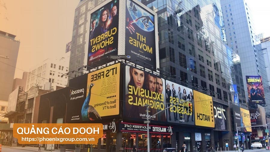 Quảng cáo ngoài trời kỹ thuật số (DOOH) là gì? Toàn Tập Từ A-Z cho Marketer 3 quảng cáo dooh