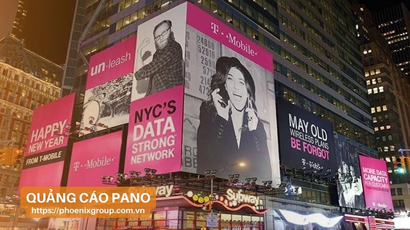 Quảng cáo Pano 4 quảng cáo pano ngoài trời